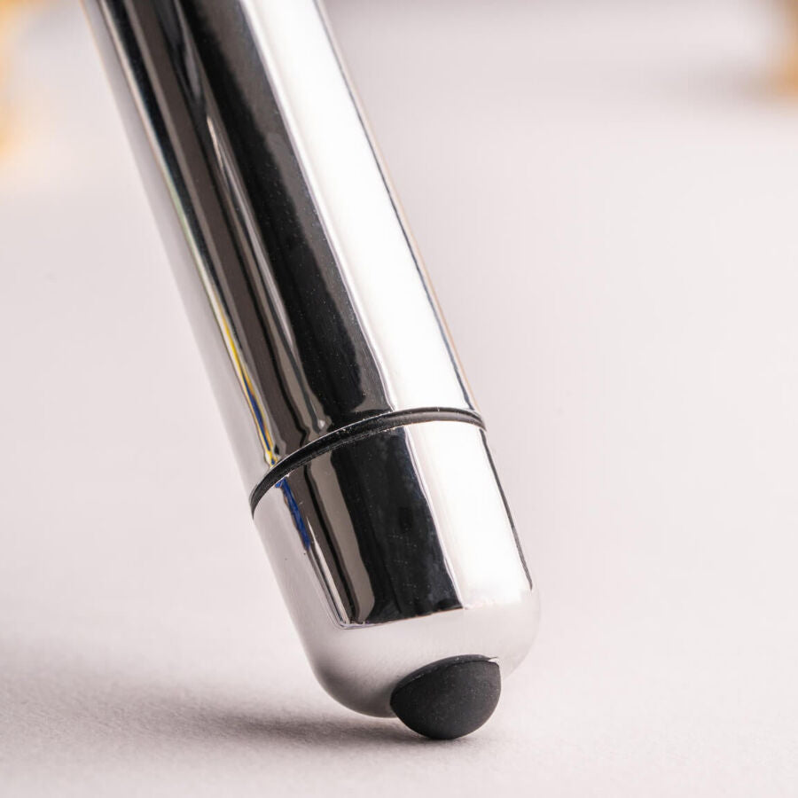 ROCKS-OFF - RO-80 CHROME BULLET VIBRANTE COLOR ARGENTO