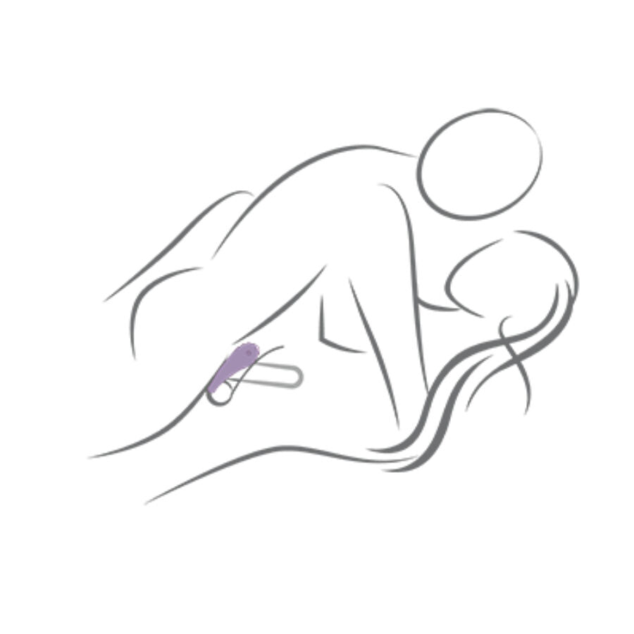 ROCKS-OFF - SPIRE ANELLO PENE VIBRANTE NERO