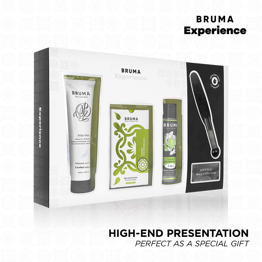 BRUMA XPERIENCE - KIT SWEET TEMPTATION ORGASM BOOSTER AROMA ANGURIA