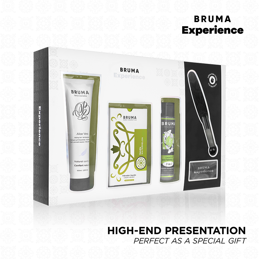 BRUMA XPERIENCE - KIT SWEET TEMPTATION VIBRO-ORGASMIC AROMA ANGURIA
