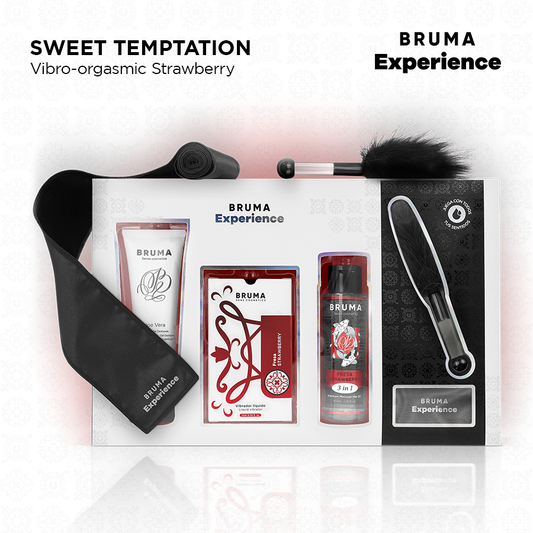 BRUMA XPERIENCE - KIT SWEET TEMPTATION VIBRO-ORGASMIC AROMA FRAGOLA