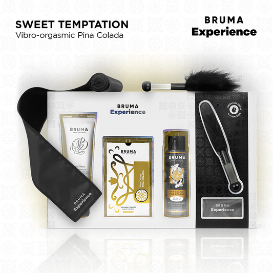 BRUMA XPERIENCE - KIT SWEET TEMPTATION VIBRO-ORGASMIC AROMA PINA COLADA