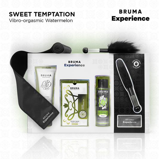 BRUMA XPERIENCE - KIT SWEET TEMPTATION VIBRO-ORGASMIC AROMA ANGURIA