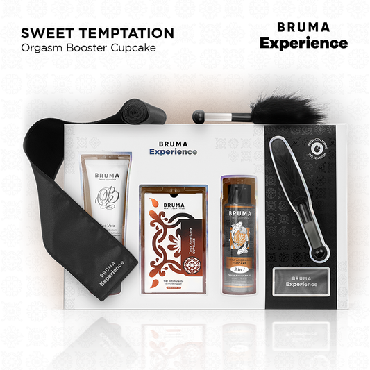 BRUMA XPERIENCE - KIT SWEET TEMPTATION ORGASM BOOSTER AROMA CUPCAKE