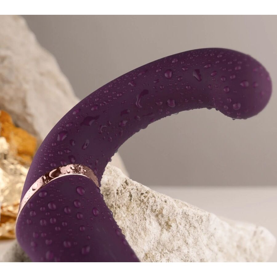 ROCKS-OFF - GEMINI DOPPIO VIBRATORE STIMOLATORE CLITORIDE E PUNTO G VIOLA