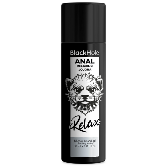 BLACK HOLE - GEL LUBRIFICANTE RILASSANTE ANALE CON JOJOBA A BASE SILICONE 30 ML