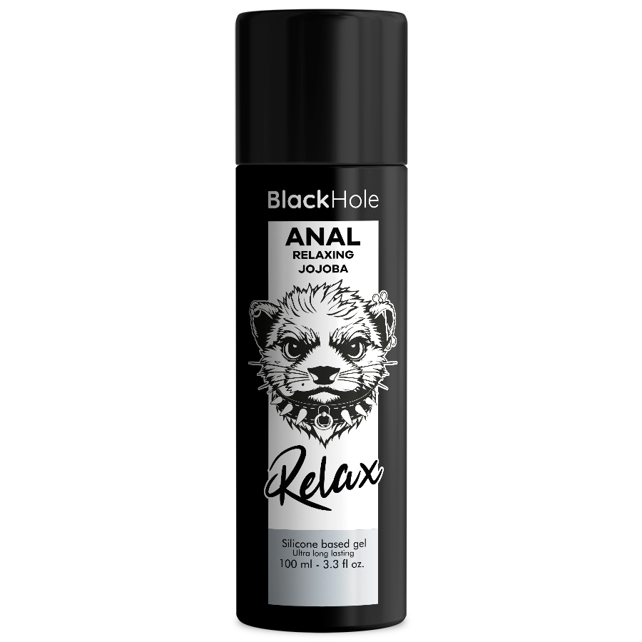 BLACK HOLE - GEL LUBRIFICANTE RILASSANTE ANALE CON JOJOBA A BASE SILICONE 100 ML