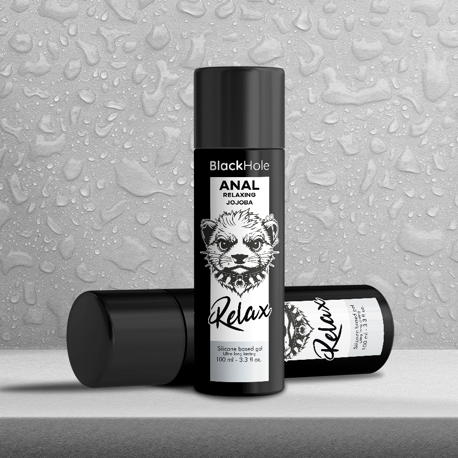 BLACK HOLE - GEL LUBRIFICANTE RILASSANTE ANALE CON JOJOBA A BASE SILICONE 100 ML