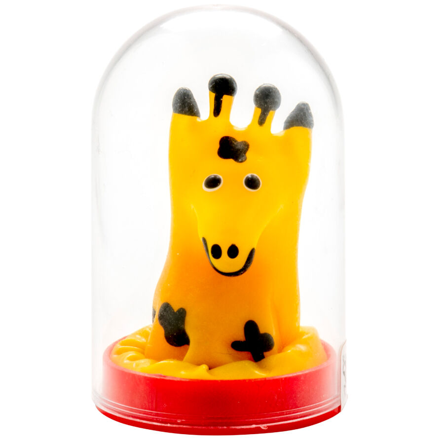 PRESERVATIVO DESIGN GIRAFFA, DIPINTO A MANO, ARTIGIANATO BOHÉMIEN