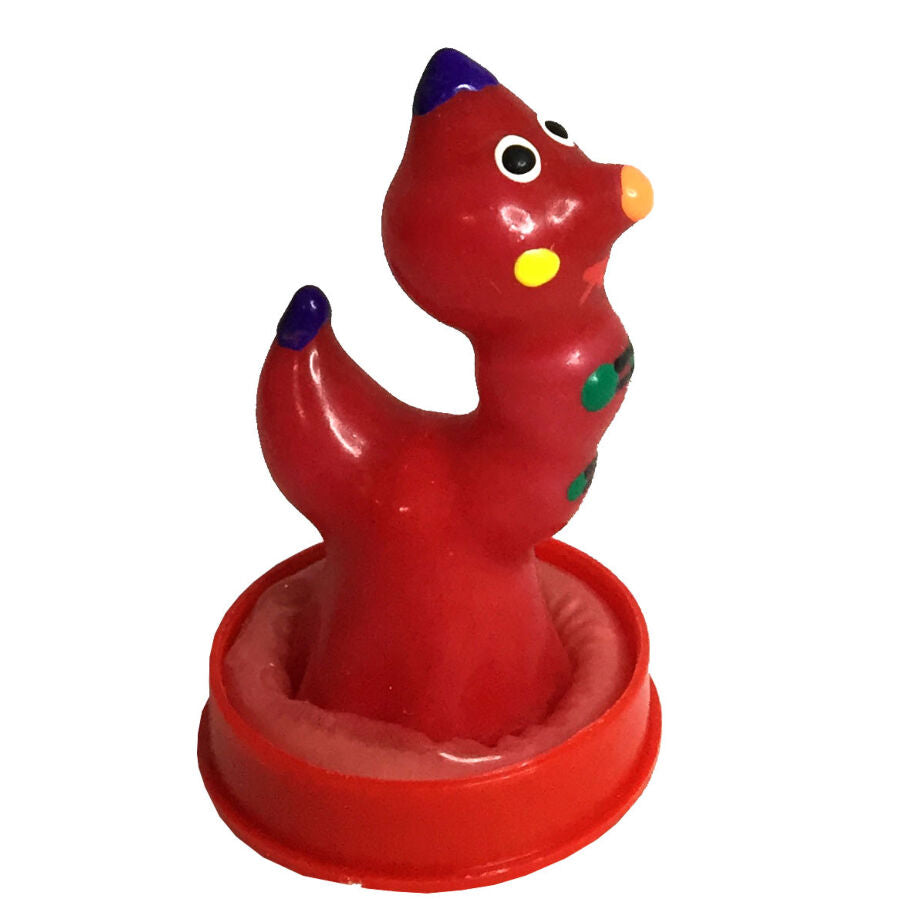 CONDOMERIE - PRESERVATIVI NOVITÀ DIPINTI A MANO VERME