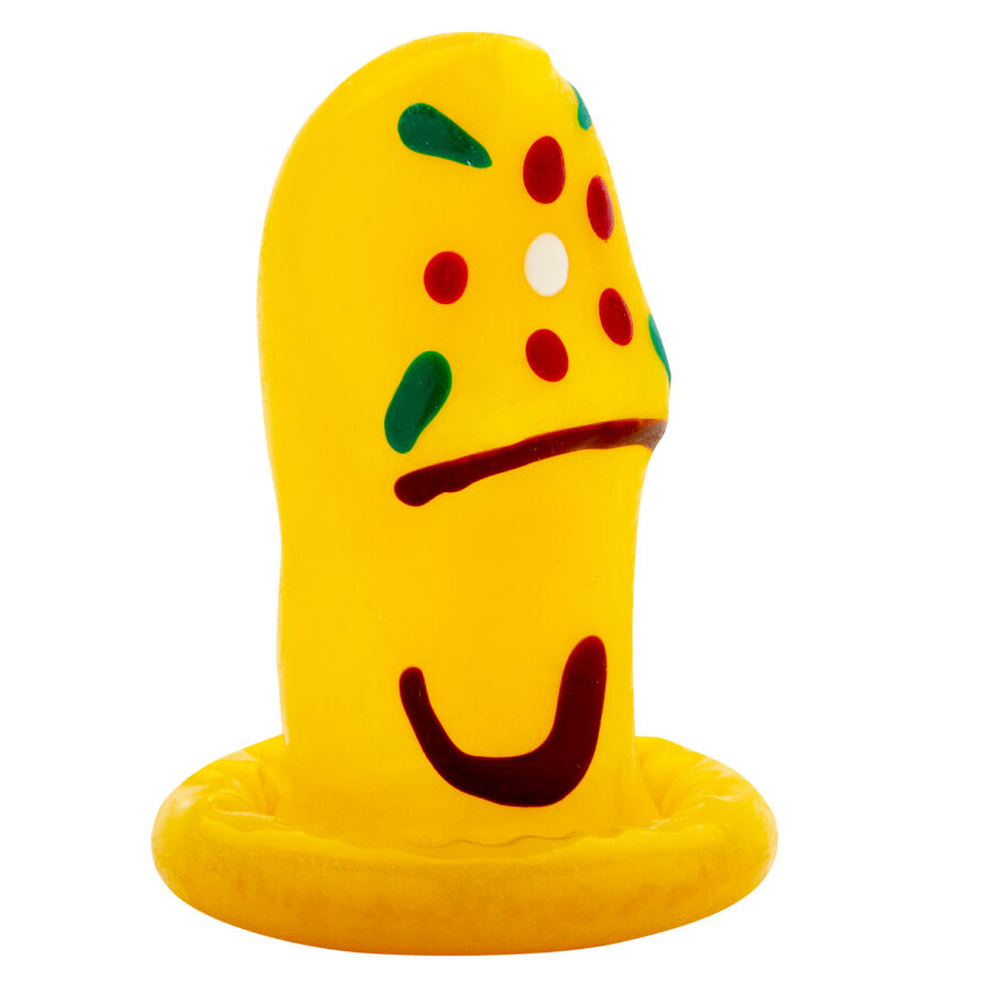 PRESERVATIVO DIPINTO A MANO, DESIGN BOHÉMIEN, ARTIGIANATO ESCLUSIVO