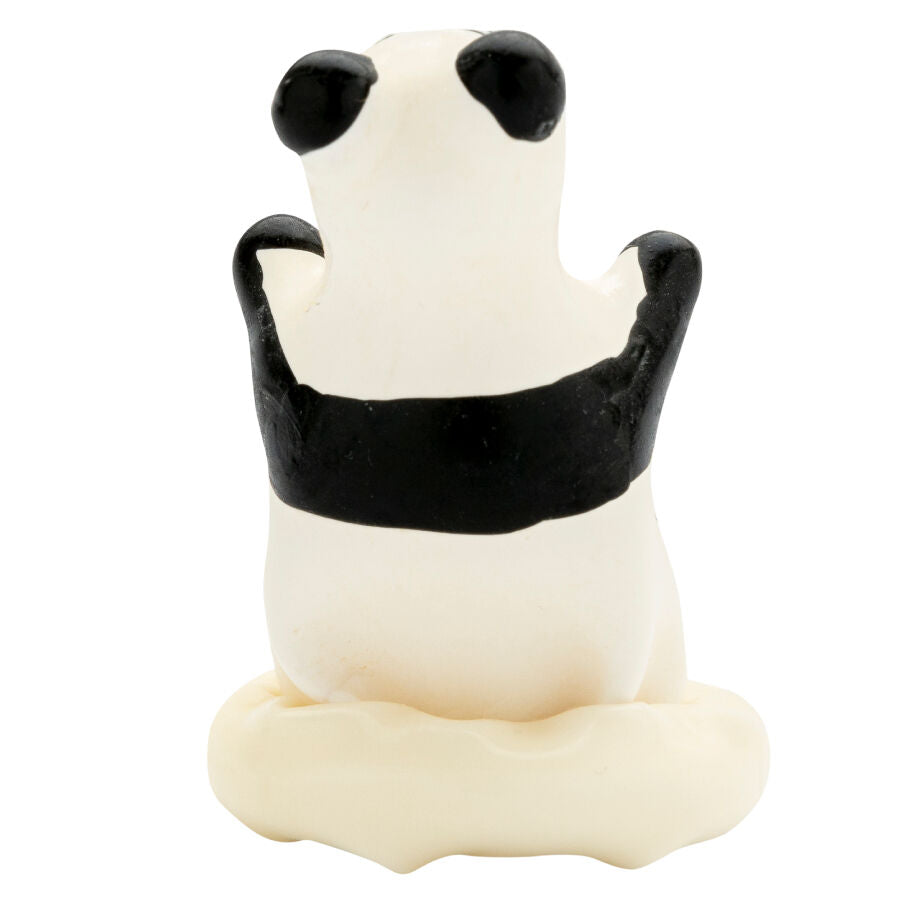 PRESERVATIVO DESIGN PANDA, DIPINTO A MANO, STILE BOHÉMIEN