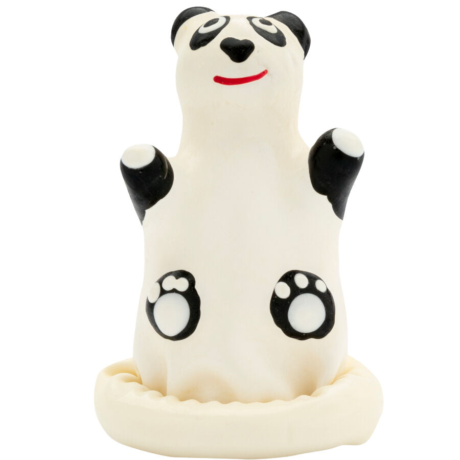 PRESERVATIVO DESIGN PANDA, DIPINTO A MANO, STILE BOHÉMIEN