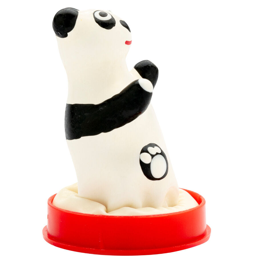 PRESERVATIVO DESIGN PANDA, DIPINTO A MANO, STILE BOHÉMIEN