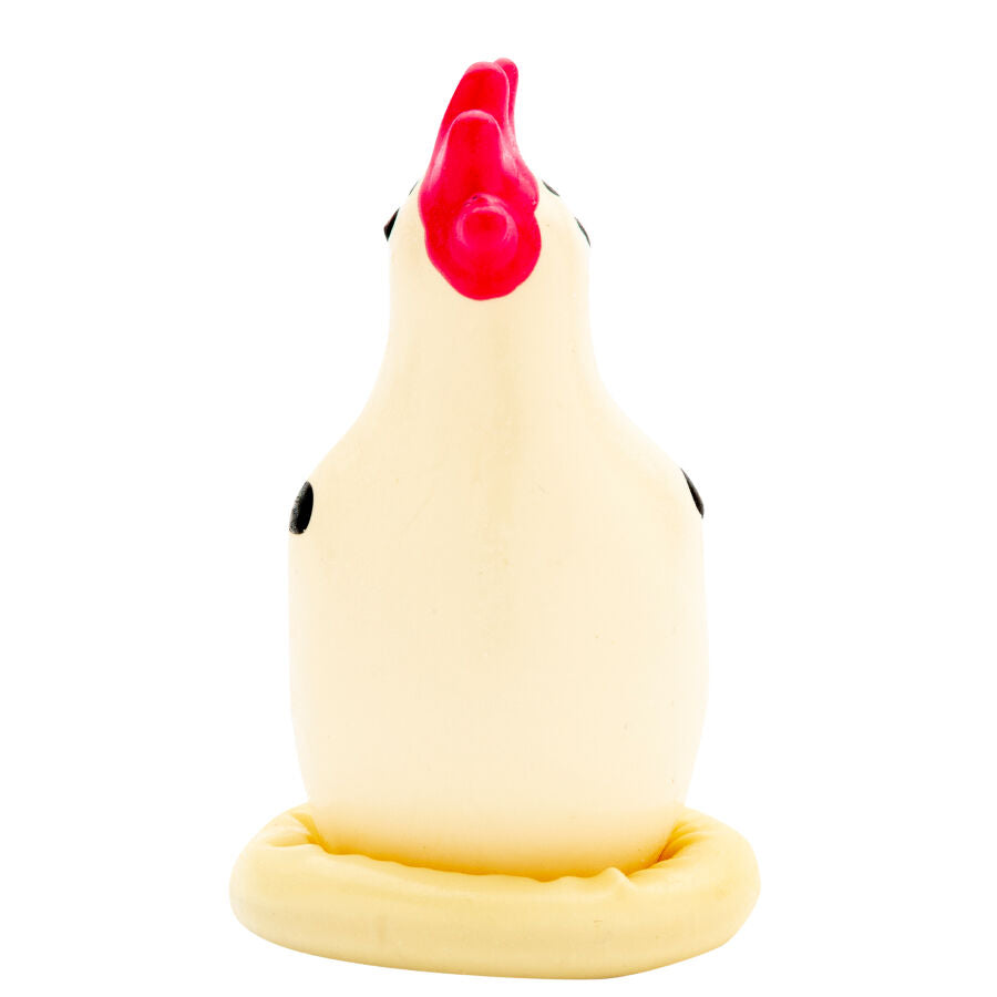 PRESERVATIVO DESIGN GALLO, DIPINTO A MANO, STILE BOHÉMIEN