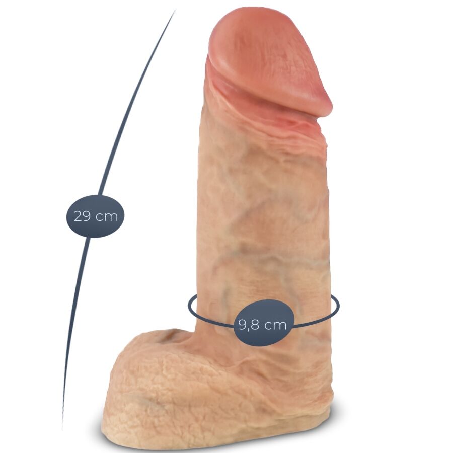 SILEXD - DILDO REALISTICO XTREME IN SILICONE PREMIUM 28 CM