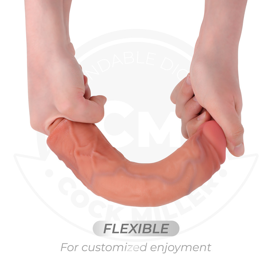 COCK MILLER - DILDO REALISTICO VIBRANTE CON VENTOSA E TELECOMANDO 20,5 CM