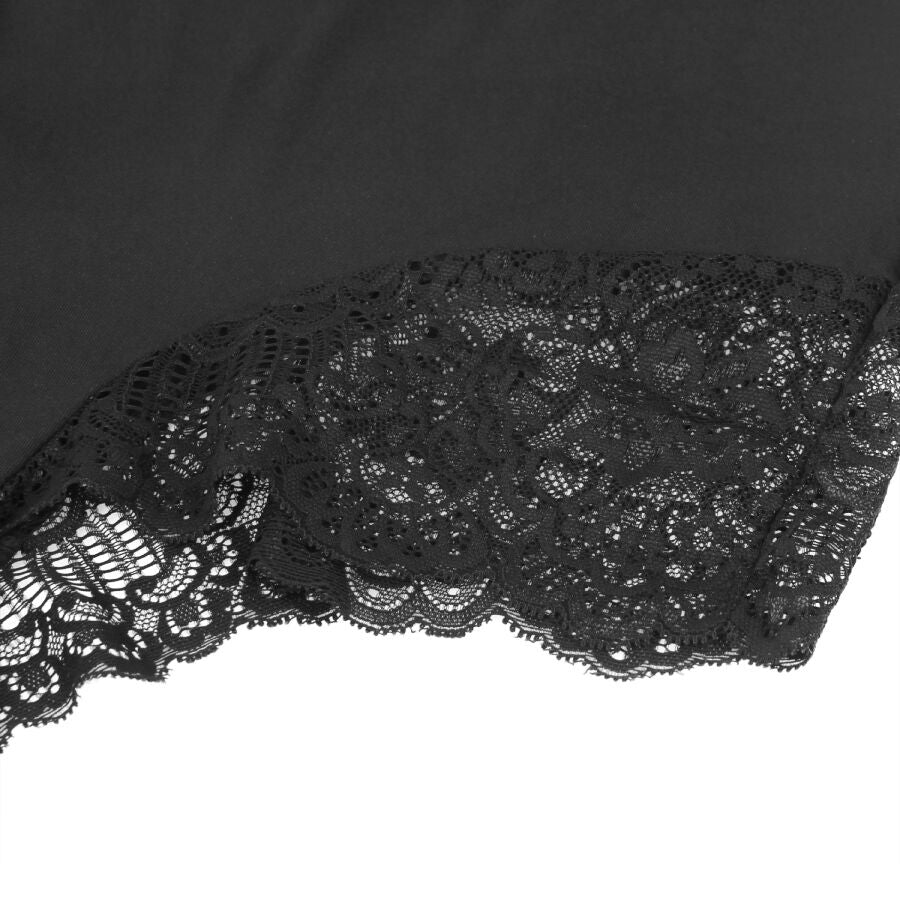 BODY IN PIZZO FLOREALE, CINGHIE REGOLABILI, MASSIMO COMFORT (L/XL)