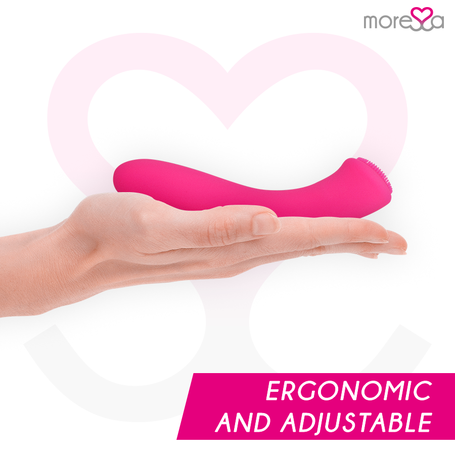 MORESSA - CELSO MASSAGGIATORE  SILICONE RICARICABILE ROSA