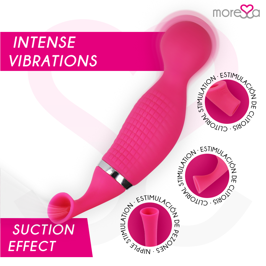MORESSA - KIRK VIBRATORE IN SILICONE RICARICABILE ROSA
