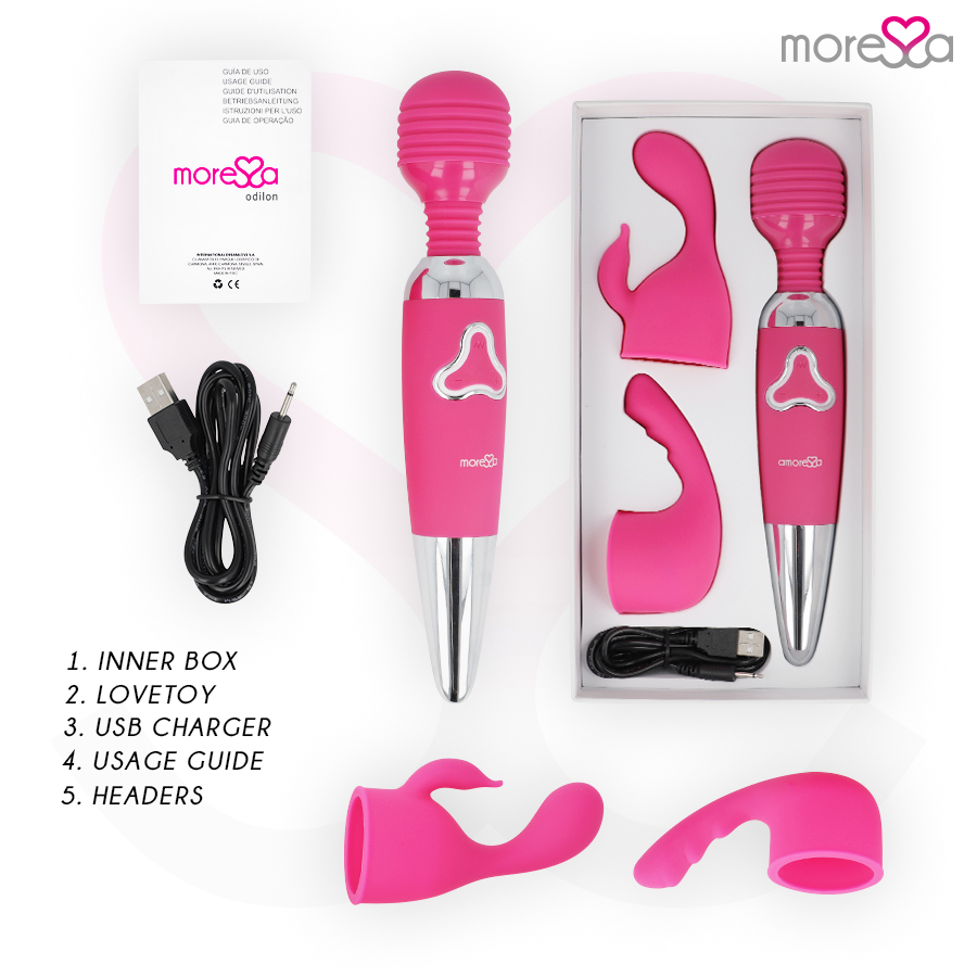 MORESSA - ODILON VIBRATORE IN SILICONE PREMIUM  RICARICABILE