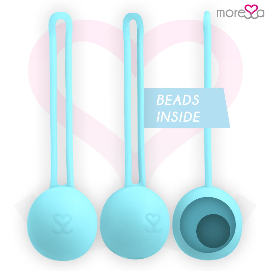 MORESSA - OSIAN ONE PREMIUM PALLINA CINESE IN SILICONE TURCHESE