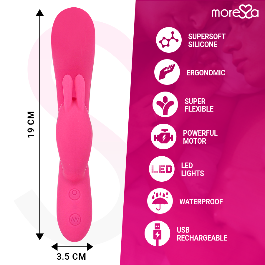 MORESSA - TELMO VIBRATORE RICARICABILE IN  SILICONE