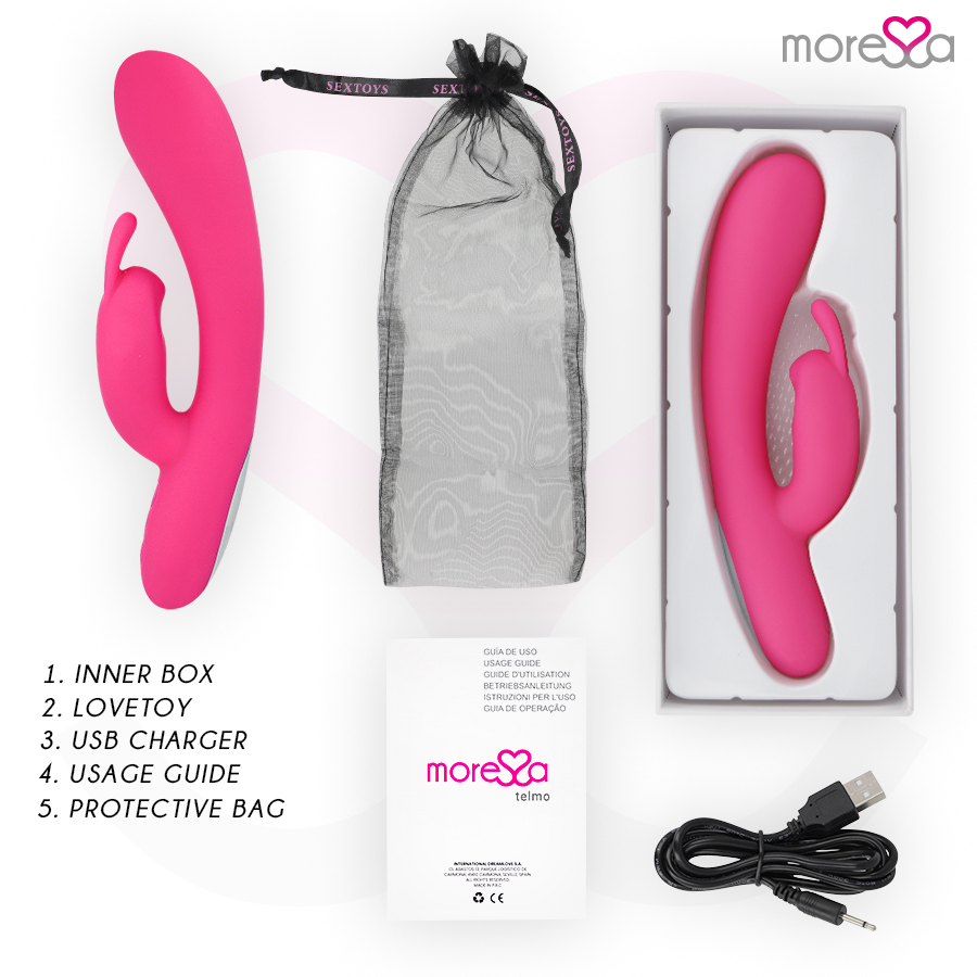 MORESSA - TELMO VIBRATORE RICARICABILE IN  SILICONE