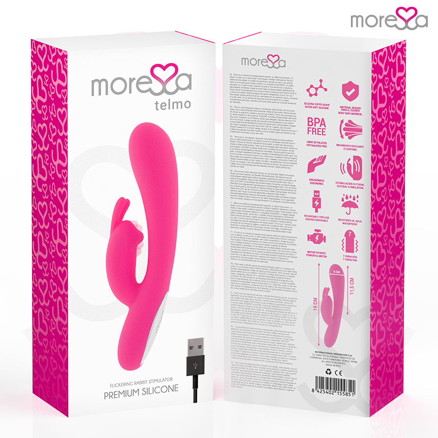 MORESSA - TELMO VIBRATORE RICARICABILE IN  SILICONE