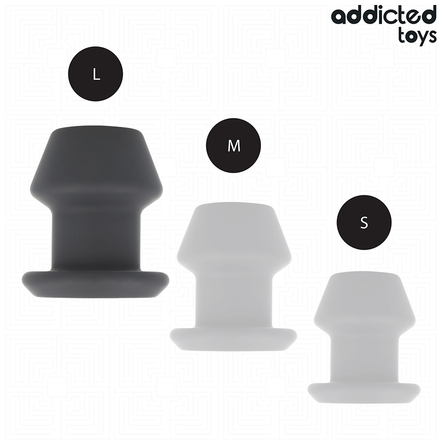 PLUG ANALE CAVO 10 CM, STRUTTURA HOLLOW, SILICONE MEDICALE