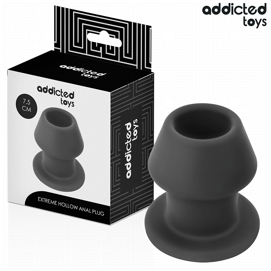 PLUG ANALE CAVO 7,5 CM, SILICONE MEDICO MORBIDO, BASE ERGONOMICA