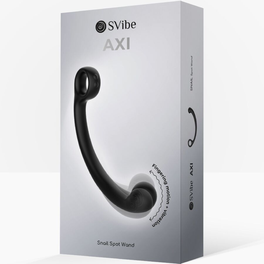 SNAIL VIBE - AXI STIMOLATORE MASSAGGIATORE VIBRANTE NERO