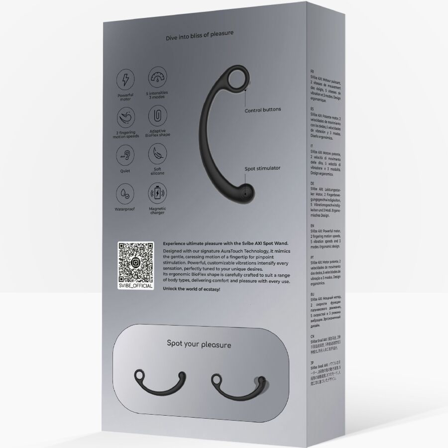 SNAIL VIBE - AXI STIMOLATORE MASSAGGIATORE VIBRANTE NERO