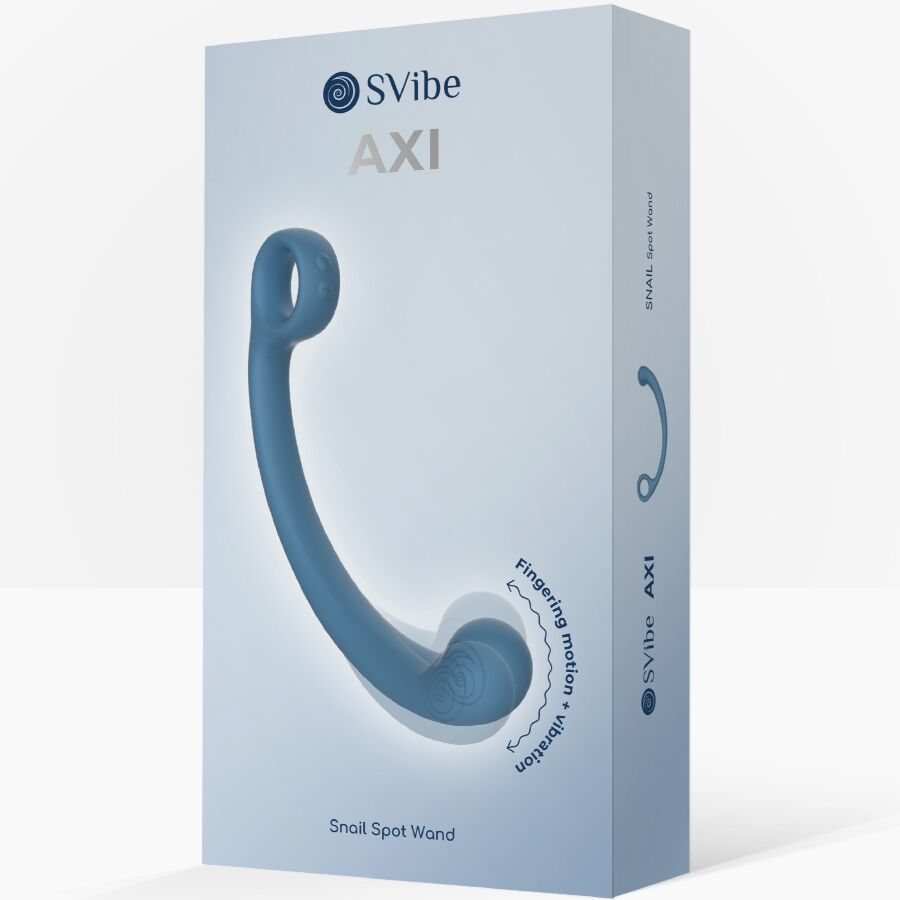 SNAIL VIBE - AXI STIMOLATORE MASSAGGIATORE VIBRANTE BLU