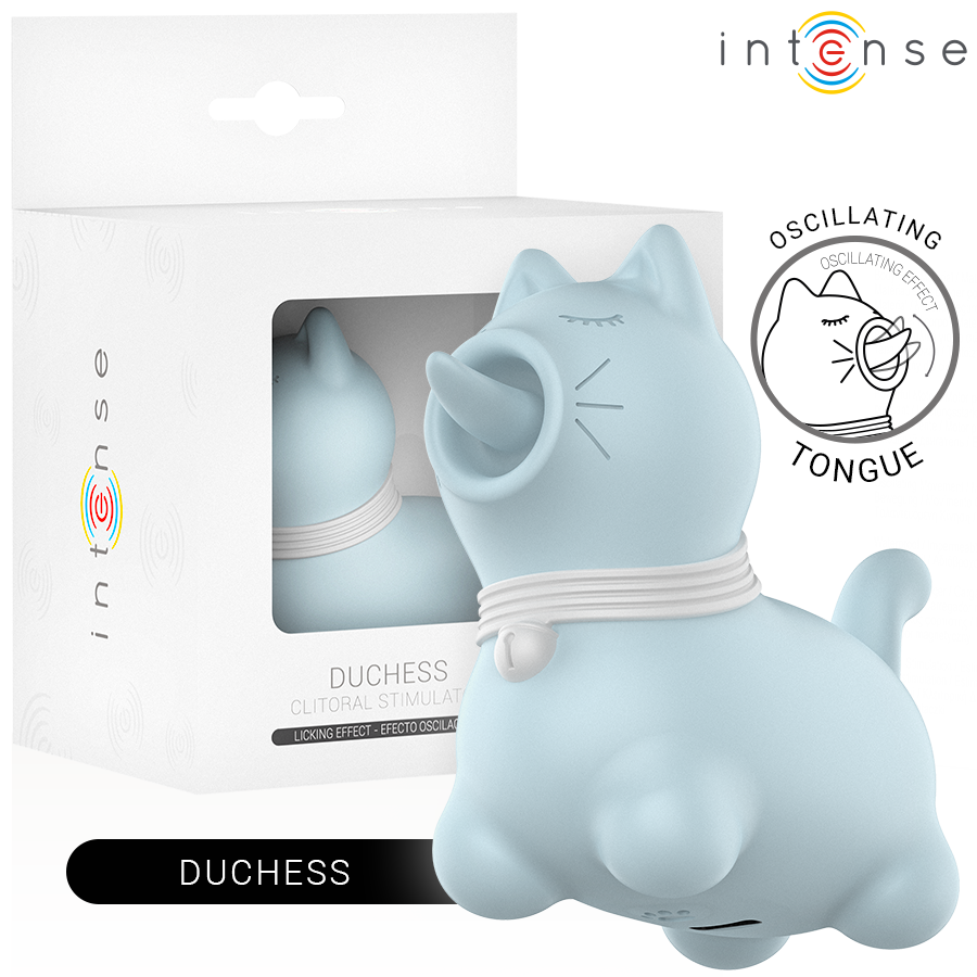 INTENSE - DUCHESS STIMOLATORE CON LINGUA ROTANTE  BLU