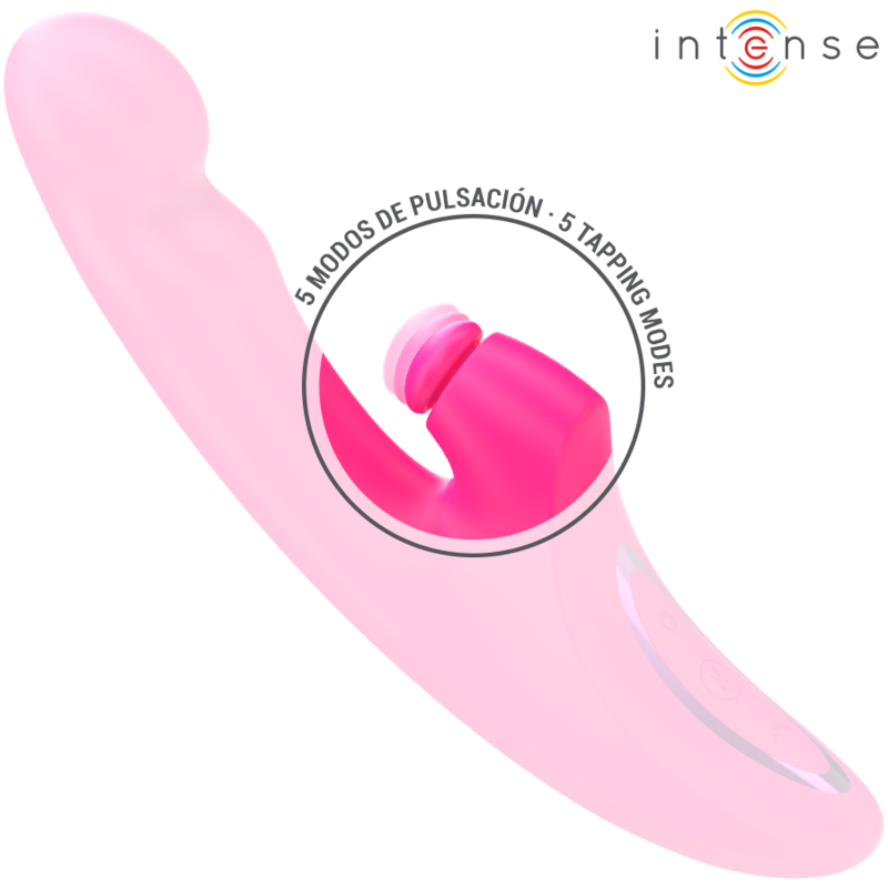 INTENSE - EMI VIBRATORE MULTIFUNZIONE 3 IN 1 10 VIBRAZIONI  13,5 CM  ROSA