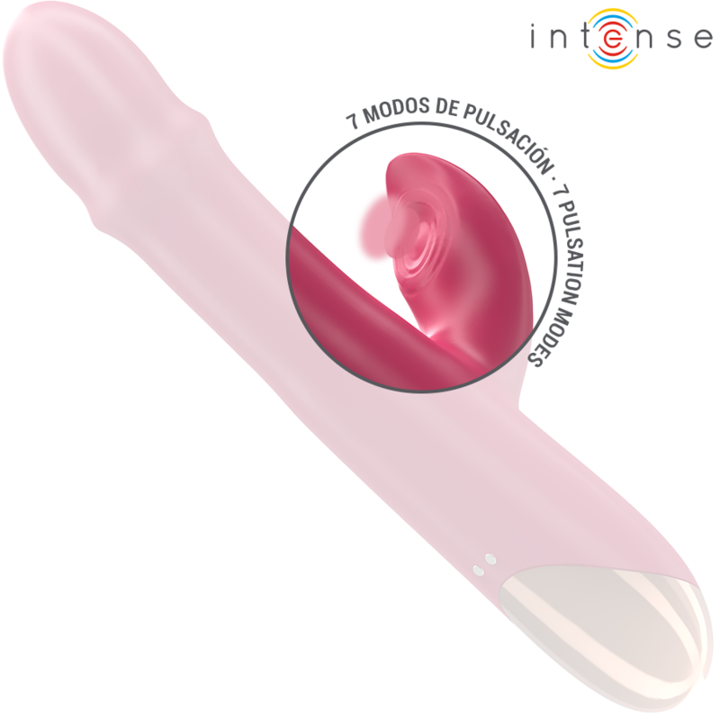 INTENSE - CHLOE VIBRATORE MULTIFUNZIONE 3 STIMOLAZIONI IN 1 ROSSO