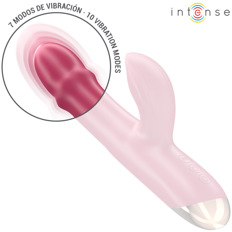 INTENSE - CHLOE VIBRATORE MULTIFUNZIONE 3 STIMOLAZIONI IN 1 ROSSO