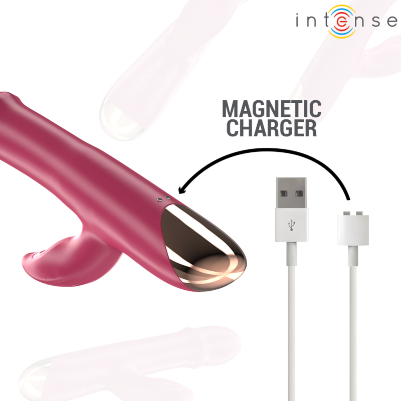 INTENSE - CHLOE VIBRATORE MULTIFUNZIONE 3 STIMOLAZIONI IN 1 ROSSO