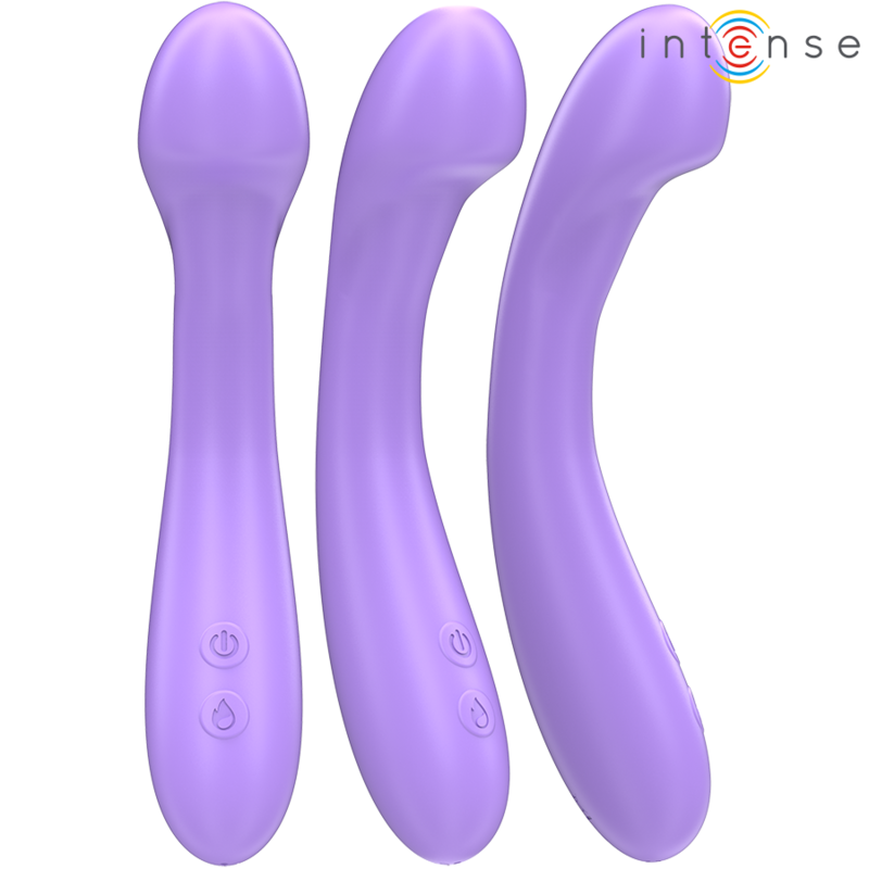INTENSE - BECKY VIBRATORE RISCALDANTE  7 VIBRAZIONI 19 CM VIOLA