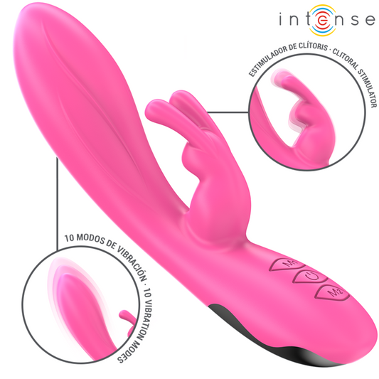 INTENSE - RANDALL VIBRATORE  RABBIT 10 MODALITA' DI VIBRAZIONE ROSA