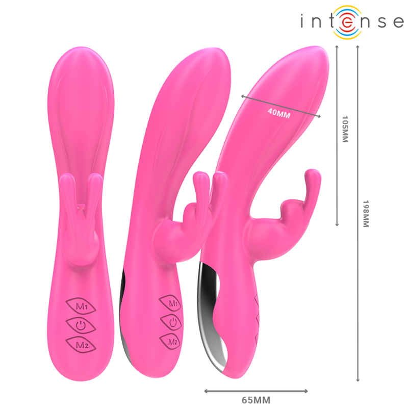 INTENSE - RANDALL VIBRATORE  RABBIT 10 MODALITA' DI VIBRAZIONE ROSA