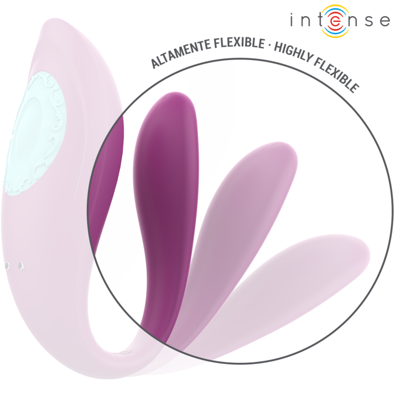 INTENSE - ANNIE VIBRATORE E STIMOLATORE AD U CON TELECOMANDO VIOLA