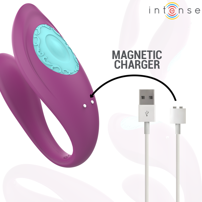 INTENSE - ANNIE VIBRATORE E STIMOLATORE AD U CON TELECOMANDO VIOLA