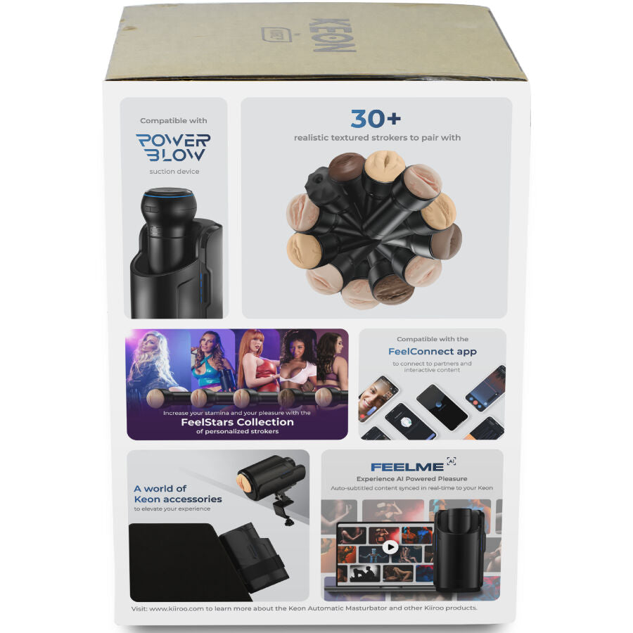KIIROO - KEON WIFI COMBO MASTURBATORE AUTOMATICO + FEEL STROKER