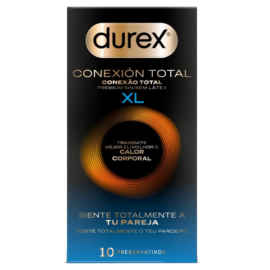 DUREX - TOTAL CONNECTION XL ULTRA FINE PLUS PRESERVATIVI ULTRA SOTTILI SENZA LATTICE 10 PZ