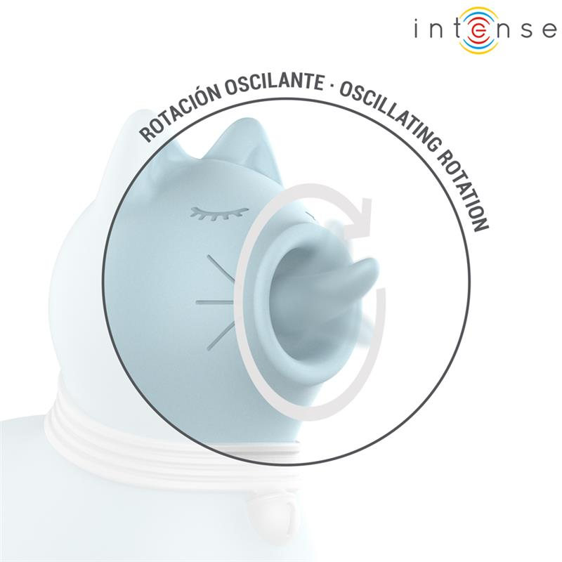 INTENSE - DUCHESS STIMOLATORE CON LINGUA ROTANTE  BLU
