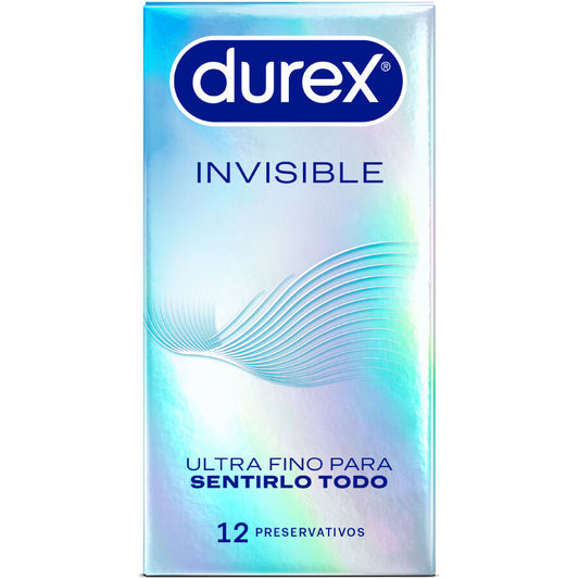 DUREX  INVISIBILE EXTRA THIN - PRESERVATIVI  EXTRA SOTTILI 12 UNITÀ