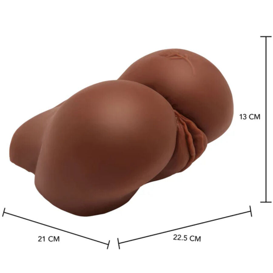 ACT - BIG ASS  MASTURBATORE REALISTICO CON VIBRAZIONE MARRONE