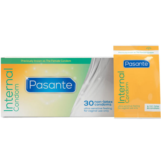 PASANTE - INTERNAL PRESERVATIVI FEMMINILI INTERNI SENZA LATTICE 30 PZ